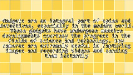 Things to Look For In While Buying a Spy Camera