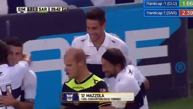 Nicolas Mazzola Goal HD - Gimnasia L.P.	1-0	Sarmiento Junin 25.03.2017