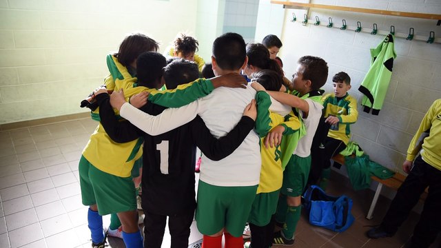 Le cri de joie après la victoire contre gagny