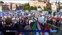 60 ans du traité de Rome : manifestations pour l'Europe