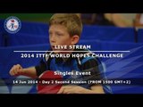2014 ITTF World Hopes Challenge, Singles Event (Group Stages, afternoon)