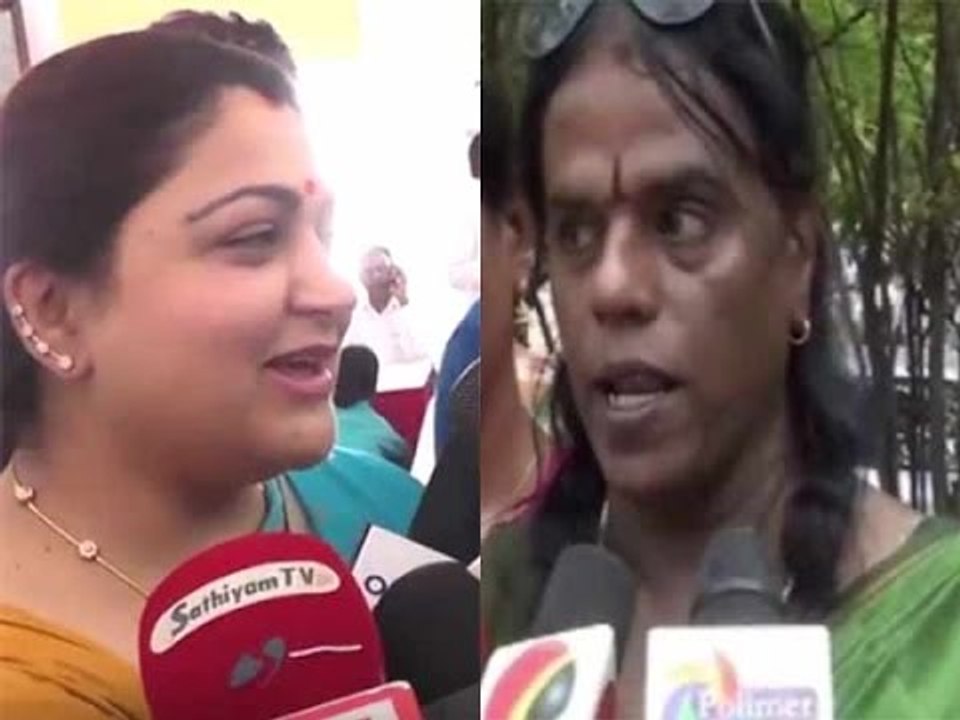 குஷ்பு மீது குண்டாஸ் போடுங்க- கொந்தளிக்கும் திருநங்கைகள் கோரிக்கை- வீடியோ