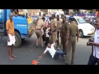 மதுரையில் போலீசாருக்கு எதிராக பாஜகவின் மாணவர் அமைப்பினர் போராட்டம் | ABVP Protest in Madurai