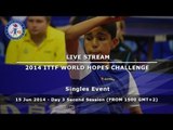 2014 ITTF World Hopes Challenge, Singles Event (Finals)