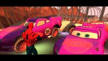 Policeman Spiderman Saves Lightning Mcqueen Cars From Trouble and Funny Cartoon Videos for