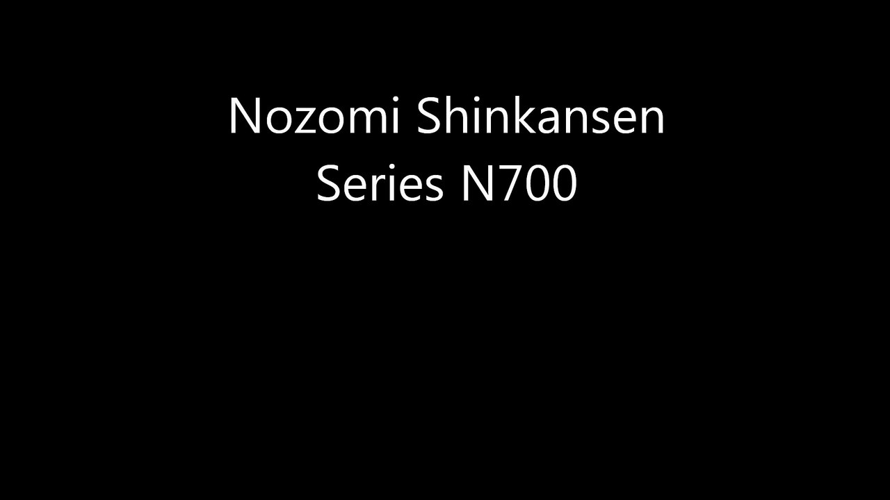 Nozomi Shinkansen N700A high speed bypass