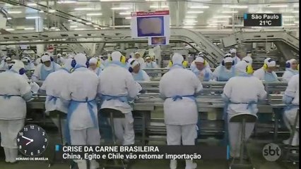 Chile, China e Egito anunciam retomada da importação de carne brasileira