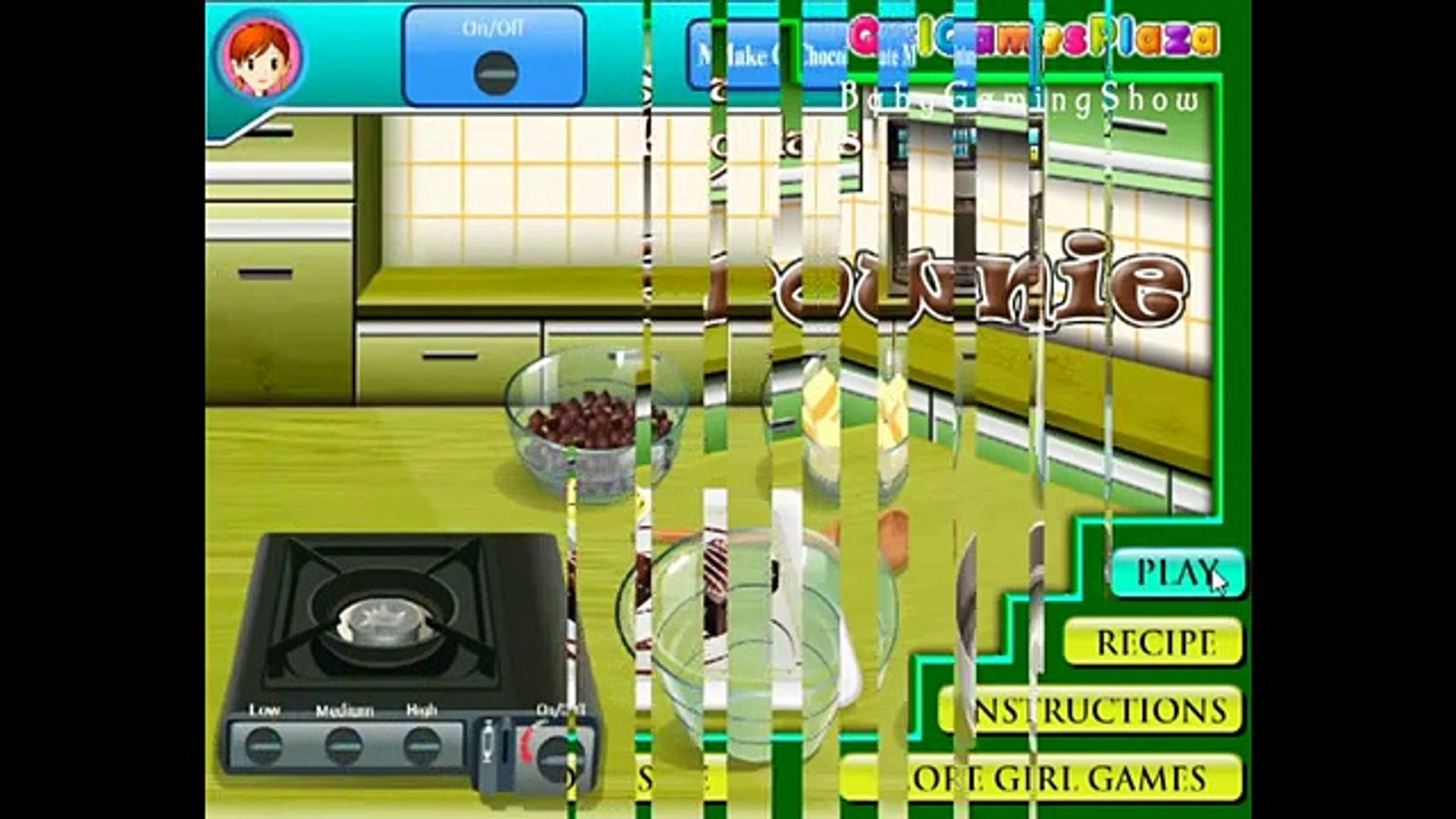 Saras Cooking Games Saras Cooking Class For Brownies Video