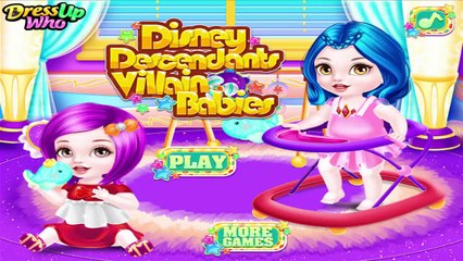 Disney Descendants Villain Babies - Cartoon for children - Best KIds Games - Best Baby Gam