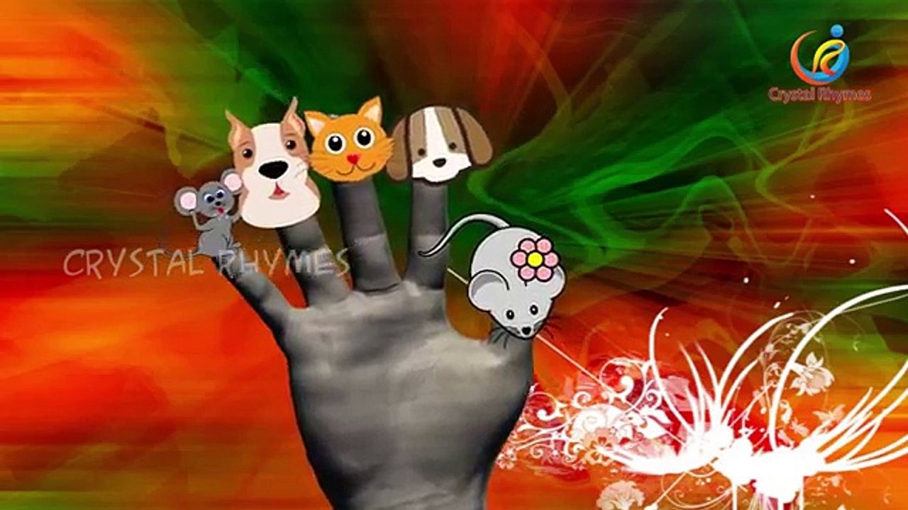 Собака петух лиса осел палец Семья рифмы питомник мультфильм ферма Дикий животные песни