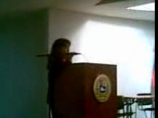 Palabras de la Coordinadora Estudiantil Nieves Dorta