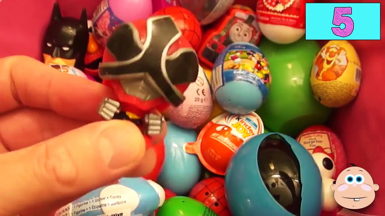 NEW Huge 101 Surprise Eggs Opening Disney Pixar...