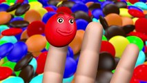 Ball Pit Finger Family 3D for Kids to Learn Colors | Surprise Eggs Nursery Rhymes Children