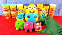 Surprise Egg Minions Patrick from Spongebob Squarepants! Giant Play Doh Egg Toys by DCTC