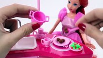 Princess Ariel The Little Mermaid Bathtime Barbie Bathtime Doll House Bathroom Toy Videos
