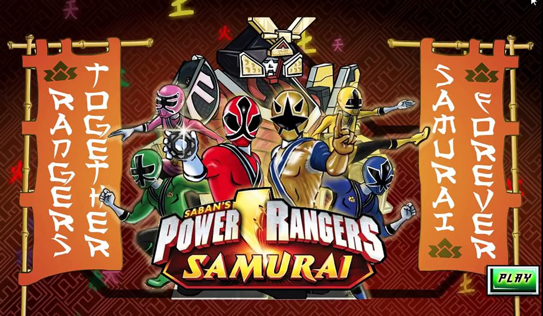 Power Rangers Samurai: Rangers Together, Samurai Forever! - Power Rangers Games