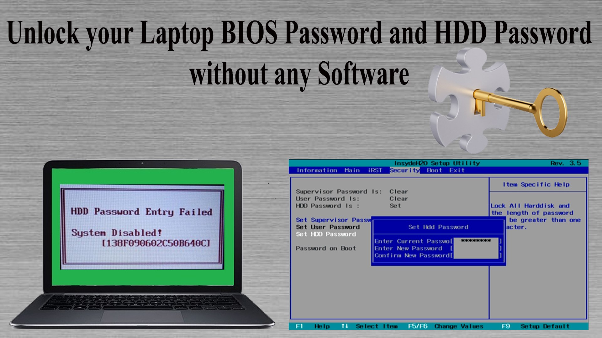 how to remove bios password in laptop - video Dailymotion
