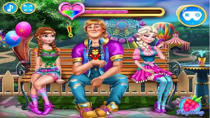 Anna Frozen Love Trouble Kristoff Cheats on Anna with Elsa Kissing Princess Games for Kids