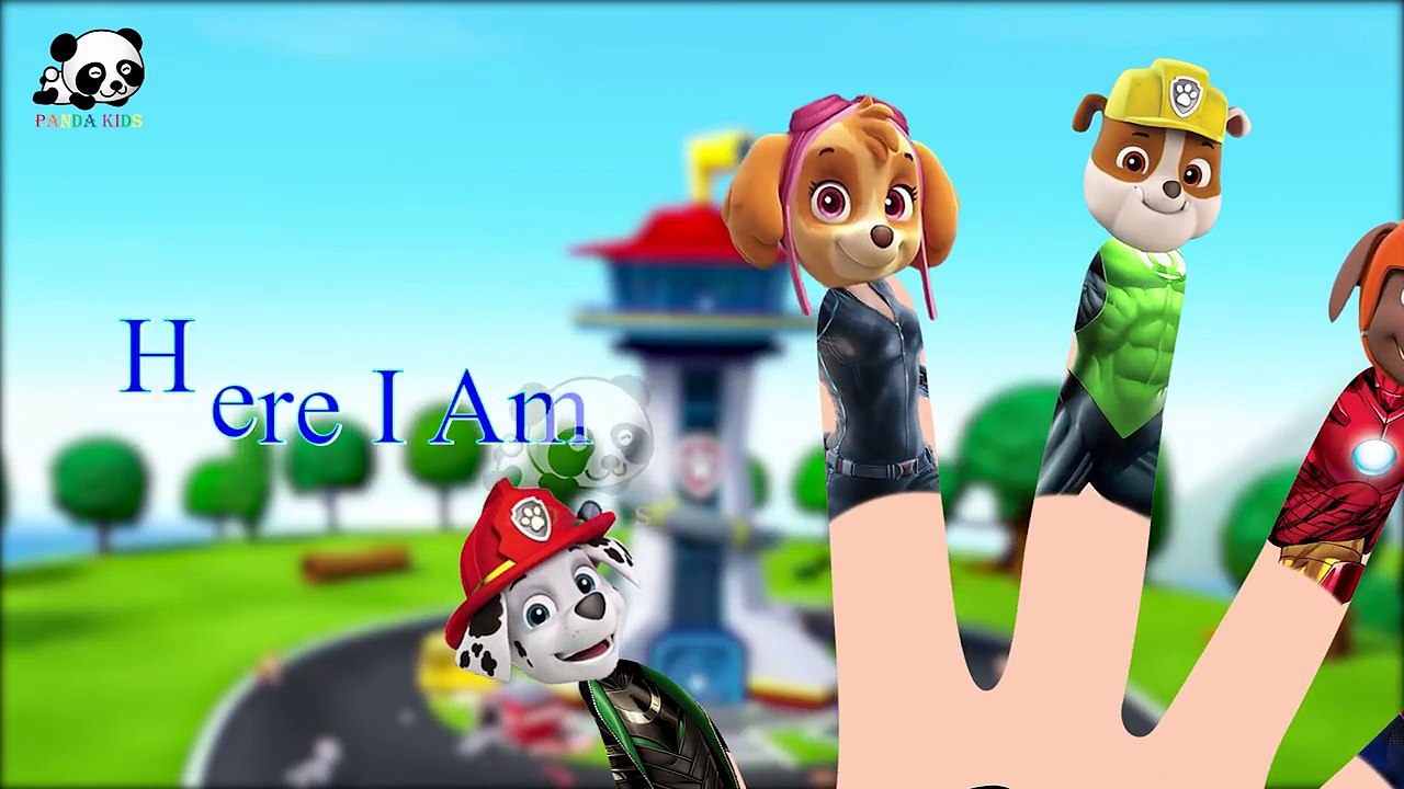 #Paw Patrol #Batman #HULK #Ironman #Antman #Spiderman #Finger Family Songs Panda Kids