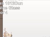 Susquehanna Glass Sonoma Pattern 1012Ounce White Wine Glass Set of 4