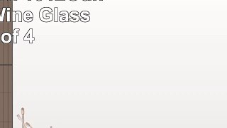Susquehanna Glass Sonoma Pattern 1012Ounce White Wine Glass Set of 4