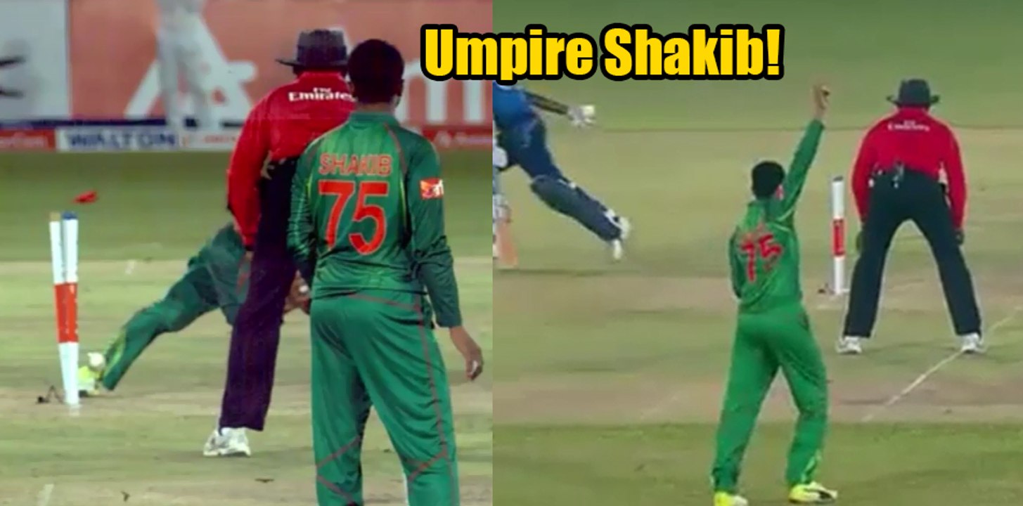 When Shakib becomes umpire