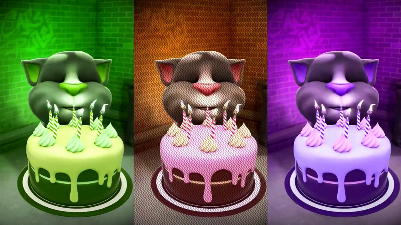 Talking Tom Cat Colors Reaction Compilation Reverse All Episodes 2016