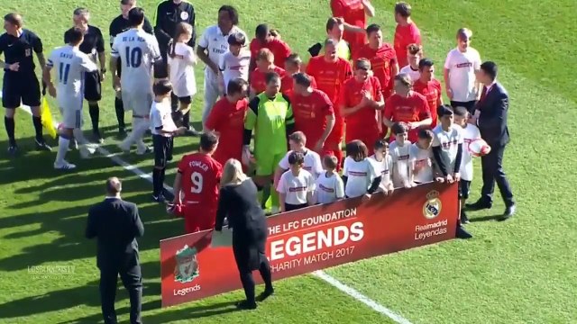 Liverpool Legends vs Real Madrid Legends 4-3 - All Goals Full Highlights - 25032017 HD