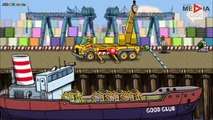 The Yellow Crane Cartoon for children, Construction trucks Video for kids, Diggers Cartoons for kids-48lt--WS6CI