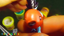 Giant Pikachu Pokemon Play Doh Surprise Egg DCTC Disney Cars Toy Club Playdough Videos