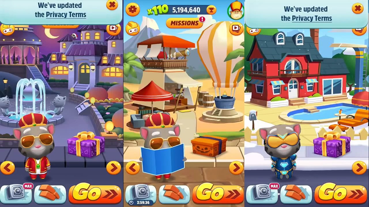 Talking Tom Gold Run New Christmas Update - Hyper Tom New Character