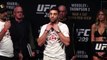 UFC 209 Weigh-Ins: Lando Vannata vs. David Teymur Staredown