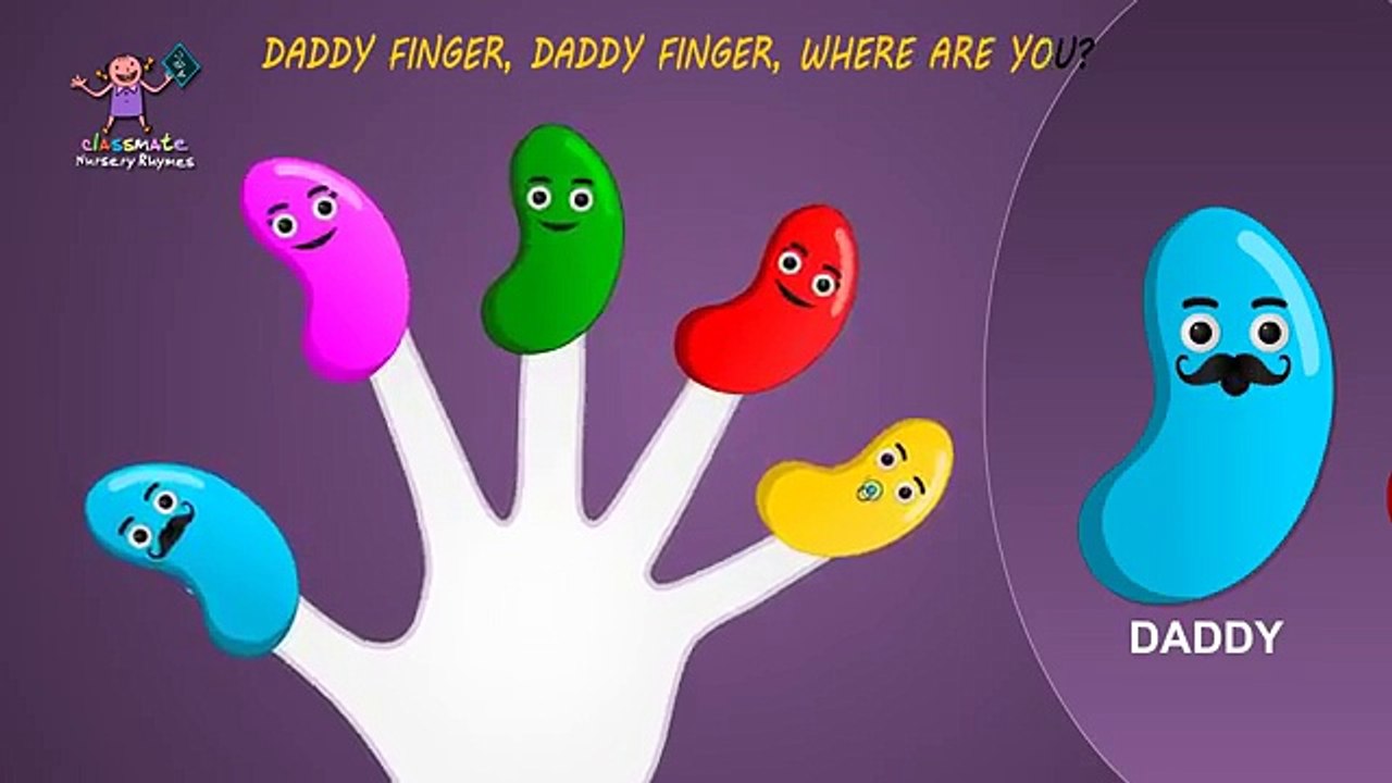 Dedo De La Colección De La Familia Jelly Bean Dibujos Animados | El Dedo De La Familia De La Colección De Canciones Infantiles Para