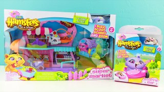 NEW Hamsters in a House Zuru Toys Unboxing! Supermarket and Scurry Car!-_uJi4ehaUmM