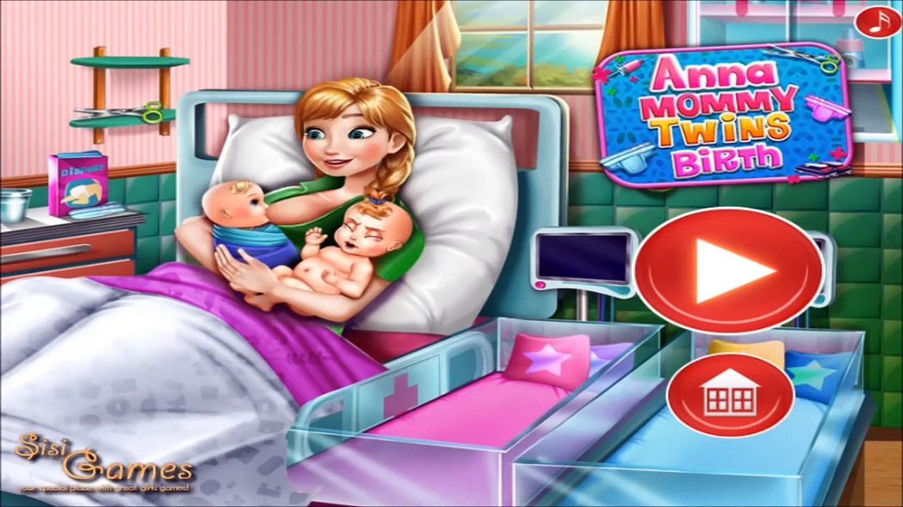 Pregnant Elsa And Anna Twins Baby Birth - Disney Princess Games