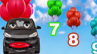 Counting Police Cars & More | Kids Car Videos, Teach Numbers, Learn 123s, Vehicles Compila