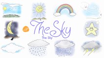 What Do You See in the Sky - Sky Vocabulary For Toddlers And Kindergarten- ELF Kids Videos-ar1kwcwZtYY