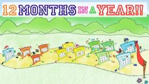 12 Months In A Year Chant for Kids - Months of the Year Song - ELF Kids Videos-z0tp8oFqBXM