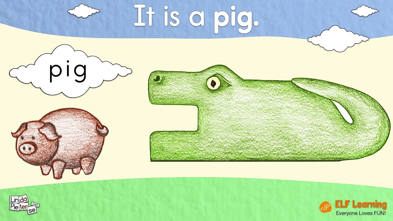 Blending Words for Kids - Phonics and Reading - CVC words Phonics - ELF Kids Videos-T7Hy6GD8amw