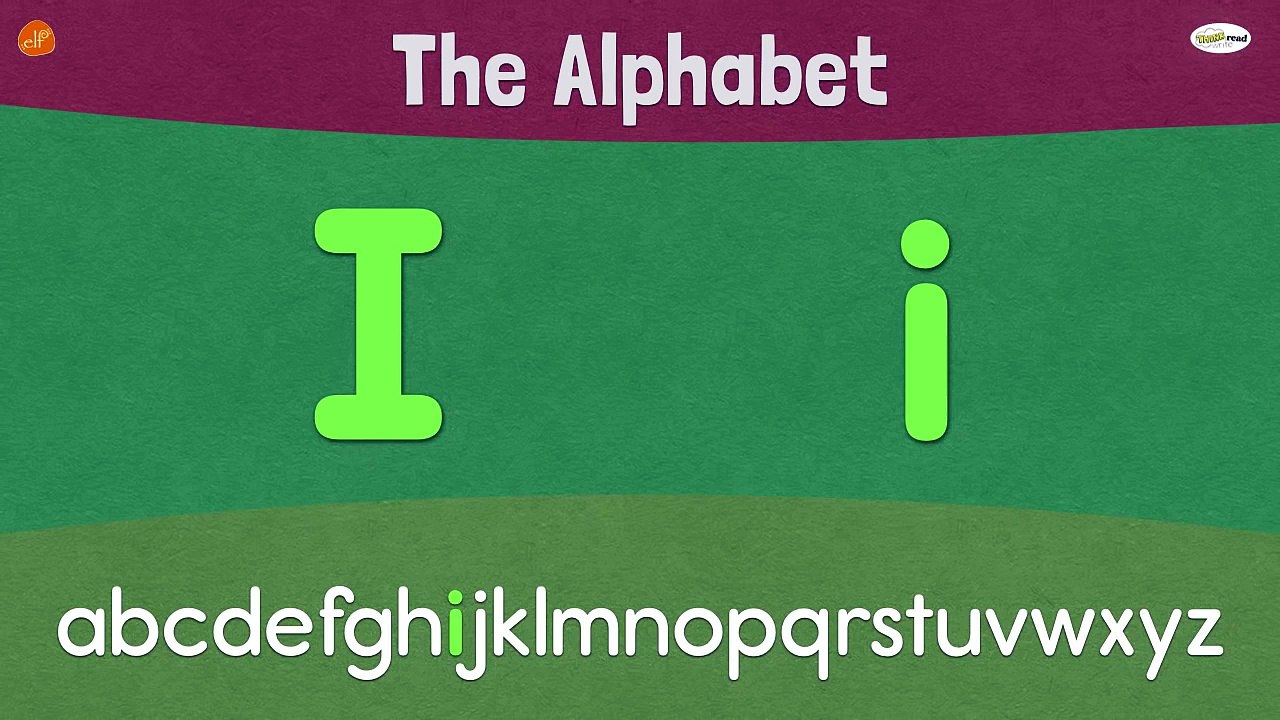 Letter I _ Early Phonics _ Think Read Write _ ELF Learning _ Elf Kids VIdeos-XrwKE1fBpbM