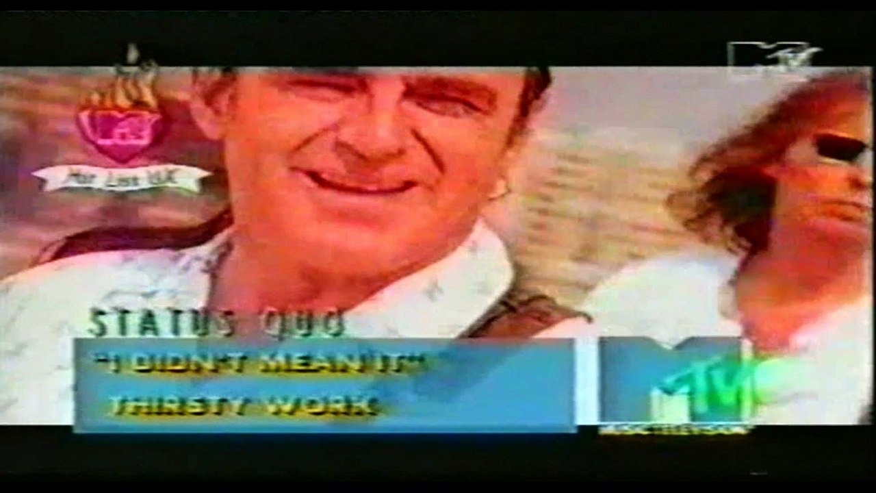 Status Quo - I Didn't Mean It(David) 1994 - From  Old VHS Tape