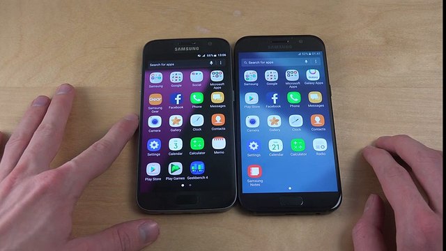 Samsung Galaxy S7 vs. Samsung Galaxy A5 2017 - Which Is Faster-!