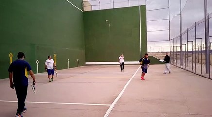 Frontenis 2ªA Rivas vs Leganés 3ª partida video 2