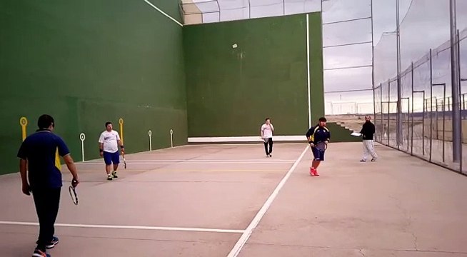 Frontenis 2ªA Rivas vs Leganés 3ª partida video 2