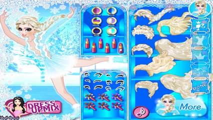 ♛ Elsa Ice Skating Dance : Disney Frozen Games / Dress Up Games For Girls