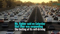 After the California Department of Motor Vehicles revoked the registrations for Uber’s self-driving cars, the company took