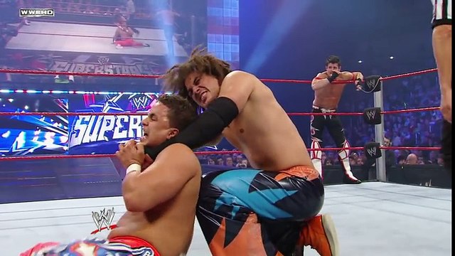 WWE Superstars Evan Bourne & Primo vs. Carlito & Chavo