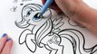 My Little Pony Coloring Book FLUTTERSHY Speed Coloring With Markers-xnbIp3GJ