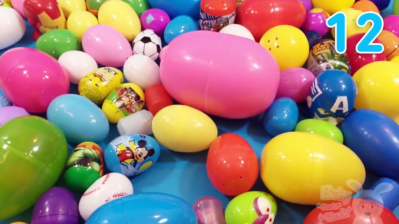 Giant 55 SURPRISE EGGS SURPRISE BOXES PlayDoh Frozen MLP Minecraft Cars2 Frozen Mystery Tr
