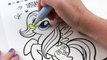 My Little Pony Coloring Book FLUTTERSHY Speed Coloring With Markers-xn
